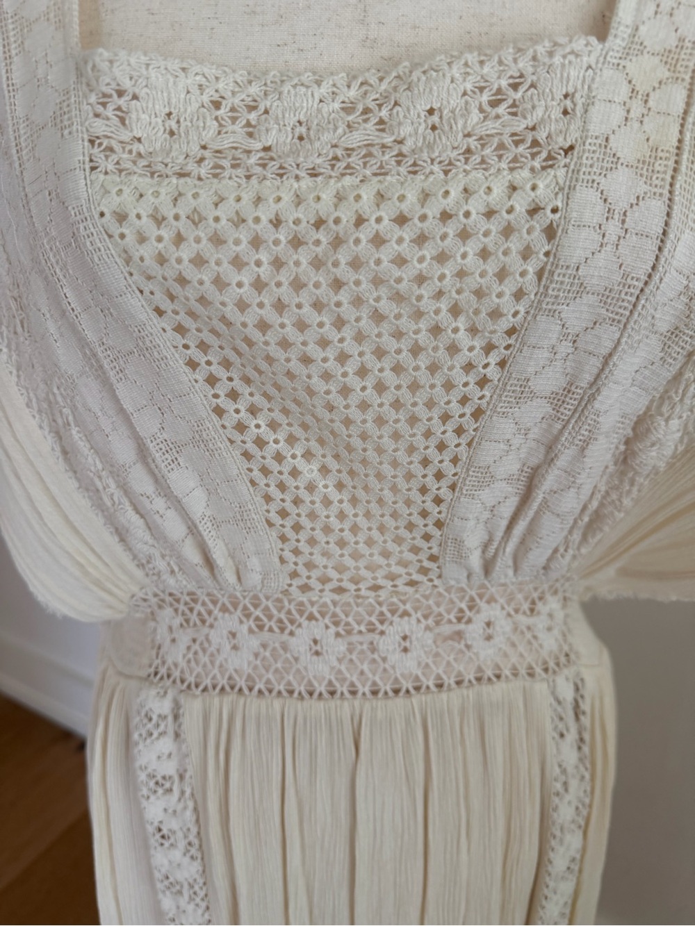 Free People Cream Lace Maxi Dress - Picture 9 of 10
